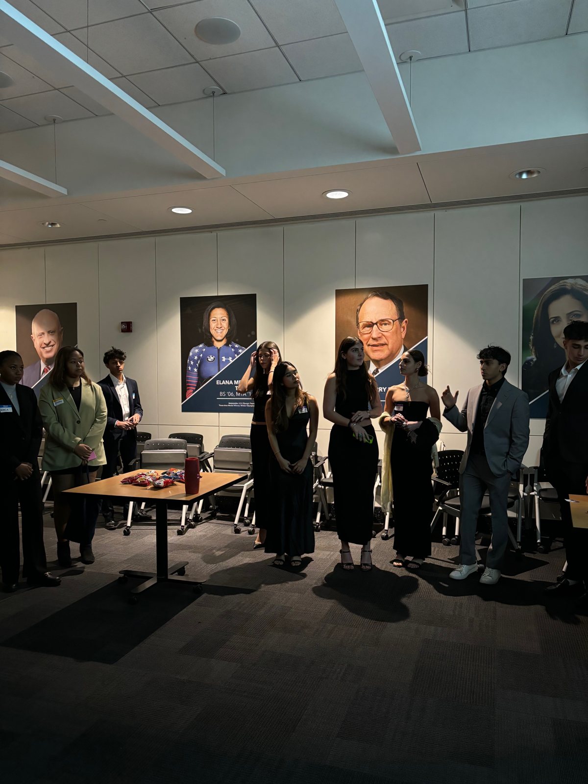 A chapter event in a GW conference room